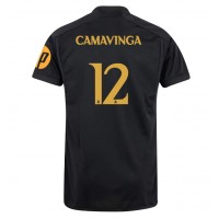 Billiga Real Madrid Eduardo Camavinga #12 Tredje fotbollskläder 2023-24 Kortärmad